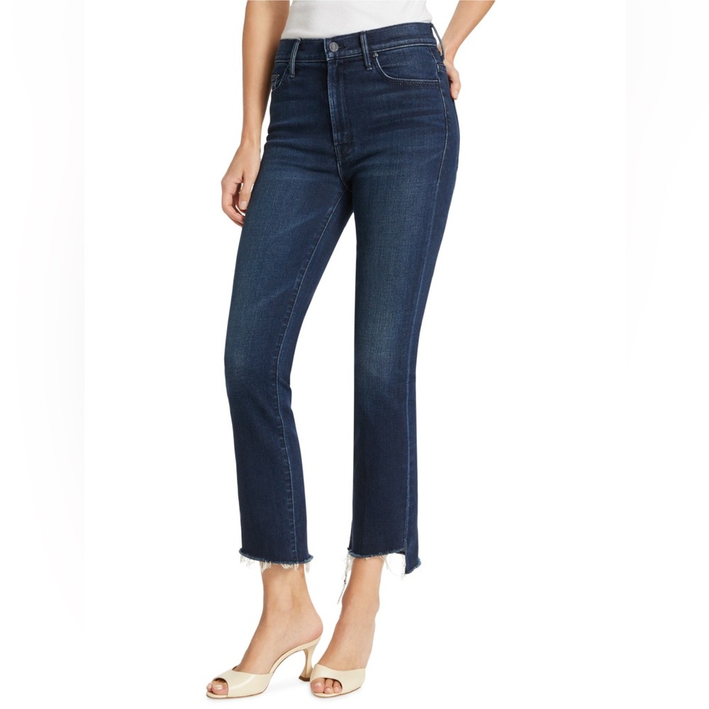 Mother jeans - insider crop step fray